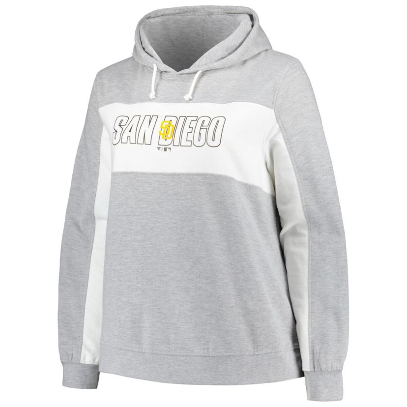 MLB San Diego Padres Plus Size Pullover Hoodie
