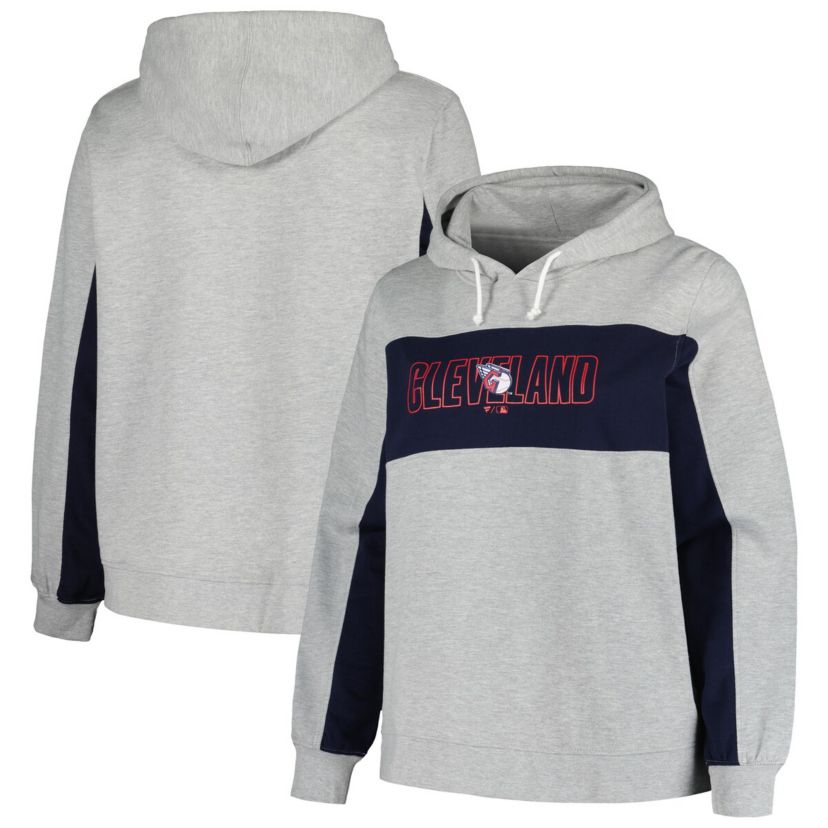 MLB Cleveland Guardians Plus Size Pullover Hoodie