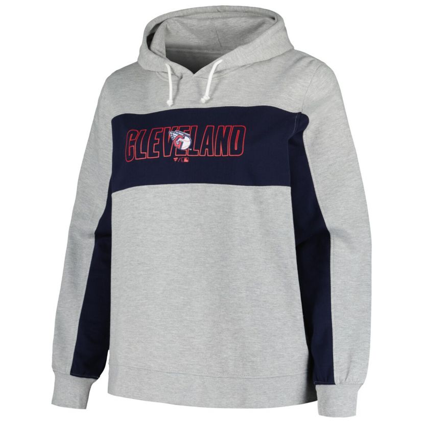 MLB Cleveland Guardians Plus Size Pullover Hoodie