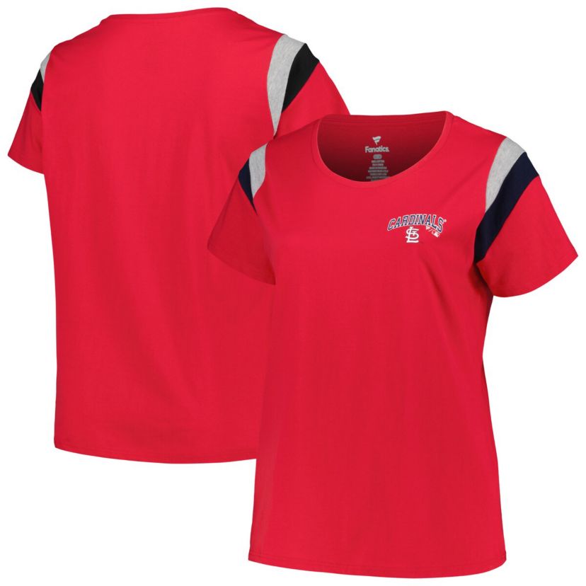 MLB St. Louis Cardinals Plus Size Scoop Neck T-Shirt