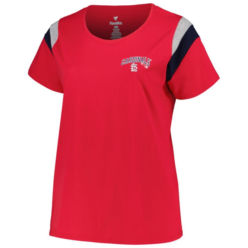 MLB St. Louis Cardinals Plus Size Scoop Neck T-Shirt