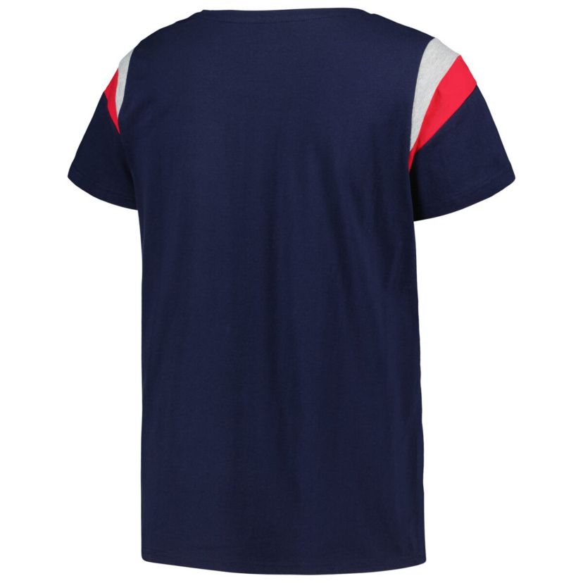 MLB Cleveland Guardians Plus Size Scoop Neck T-Shirt
