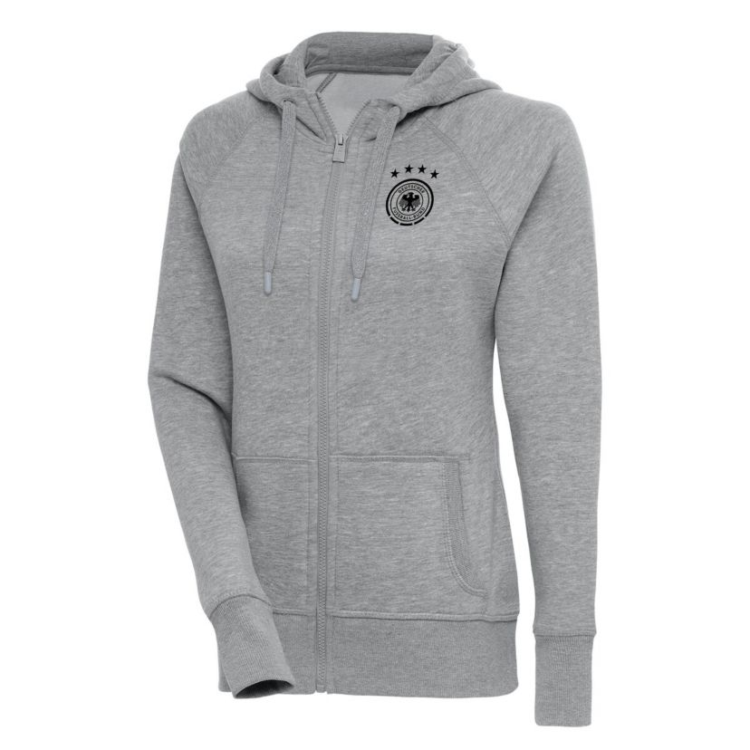 Soccer National Teams Heather Germany National Team Takeover Full-Zip Hoodie