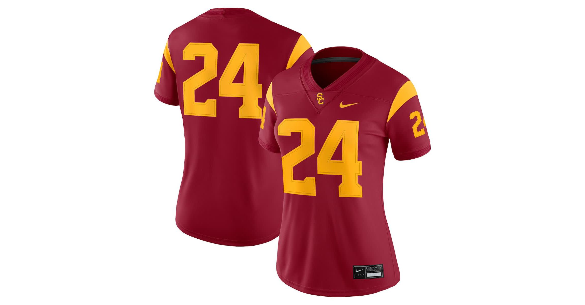 NCAA Nike #24 USC Trojans Game Jersey