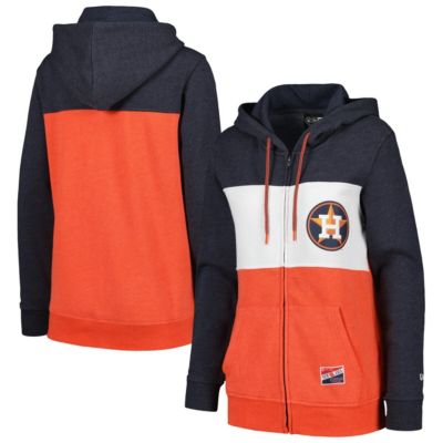 New Era MLB Houston Astros Color Block Full-Zip Hoodie Jacket
