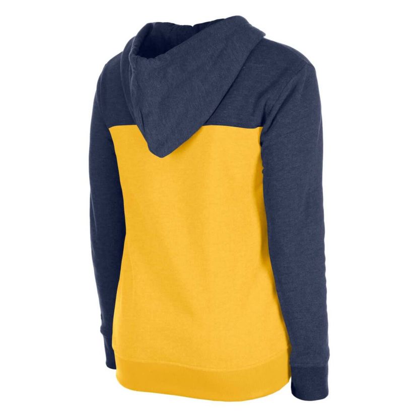 MLB Milwaukee Brewers Color Block Full-Zip Hoodie Jacket