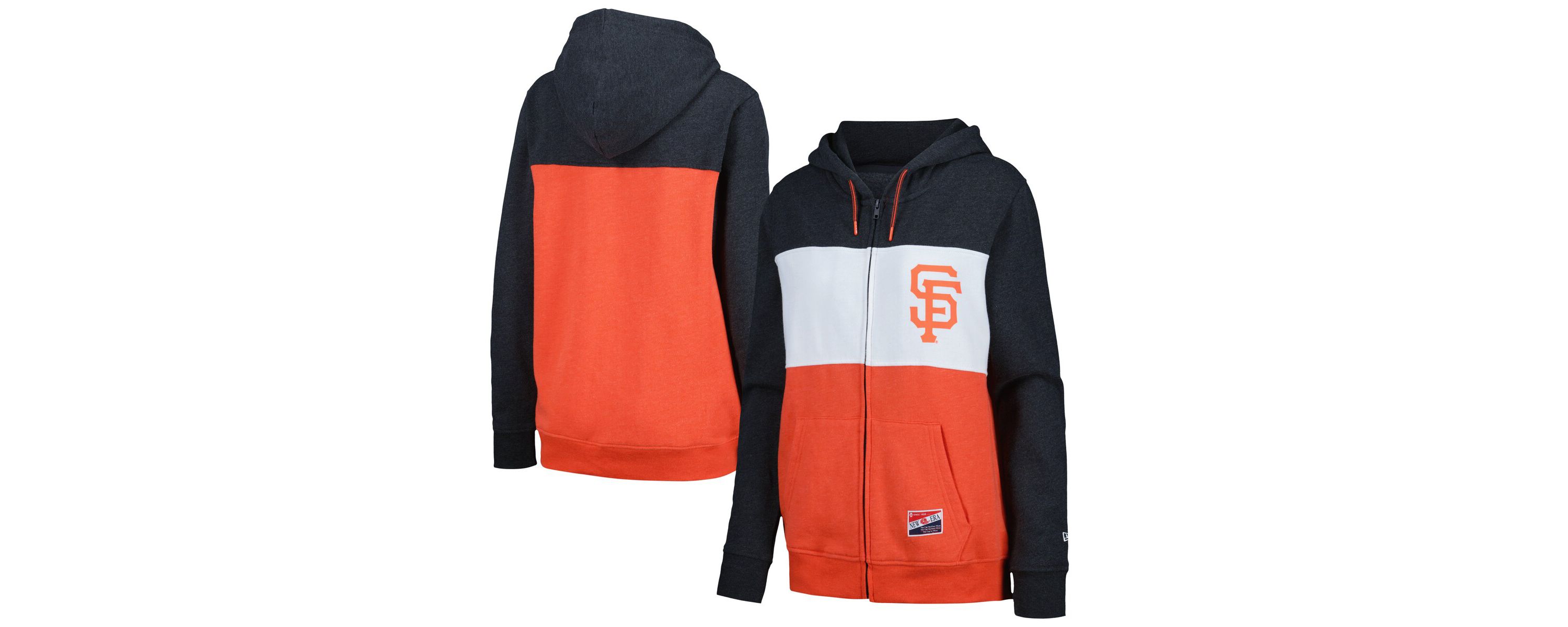 MLB San Francisco Giants Color Block Full-Zip Hoodie Jacket