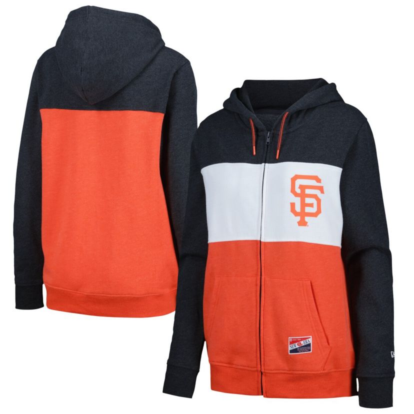 MLB San Francisco Giants Color Block Full-Zip Hoodie Jacket