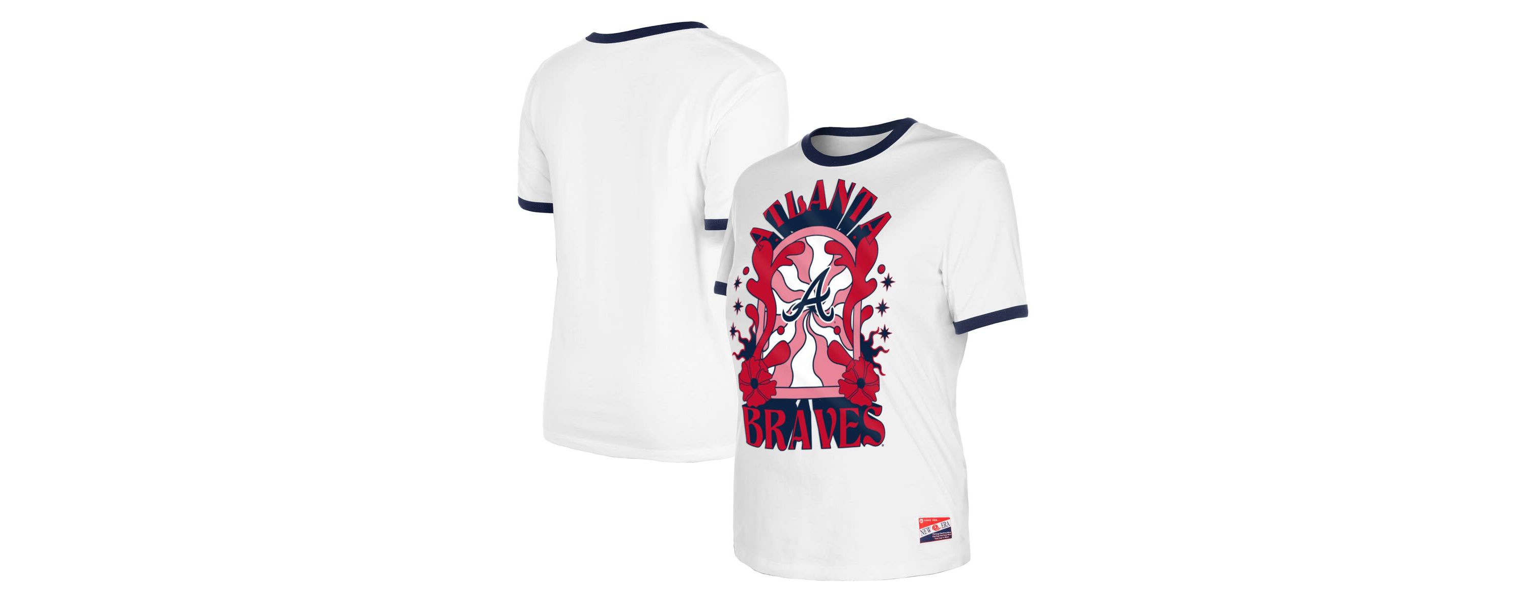 MLB Atlanta Braves Oversized Ringer T-Shirt