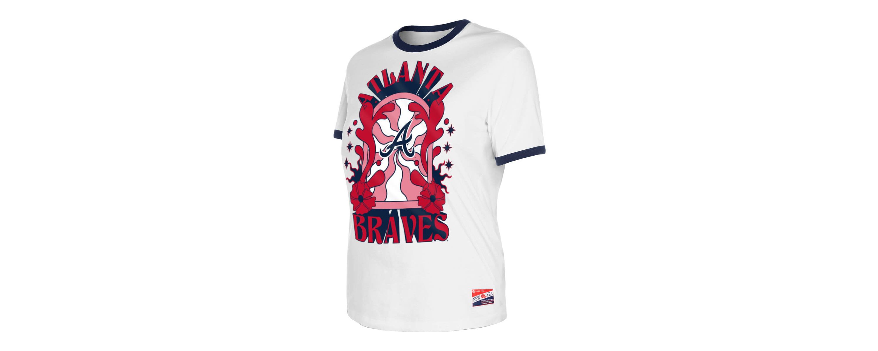 MLB Atlanta Braves Oversized Ringer T-Shirt