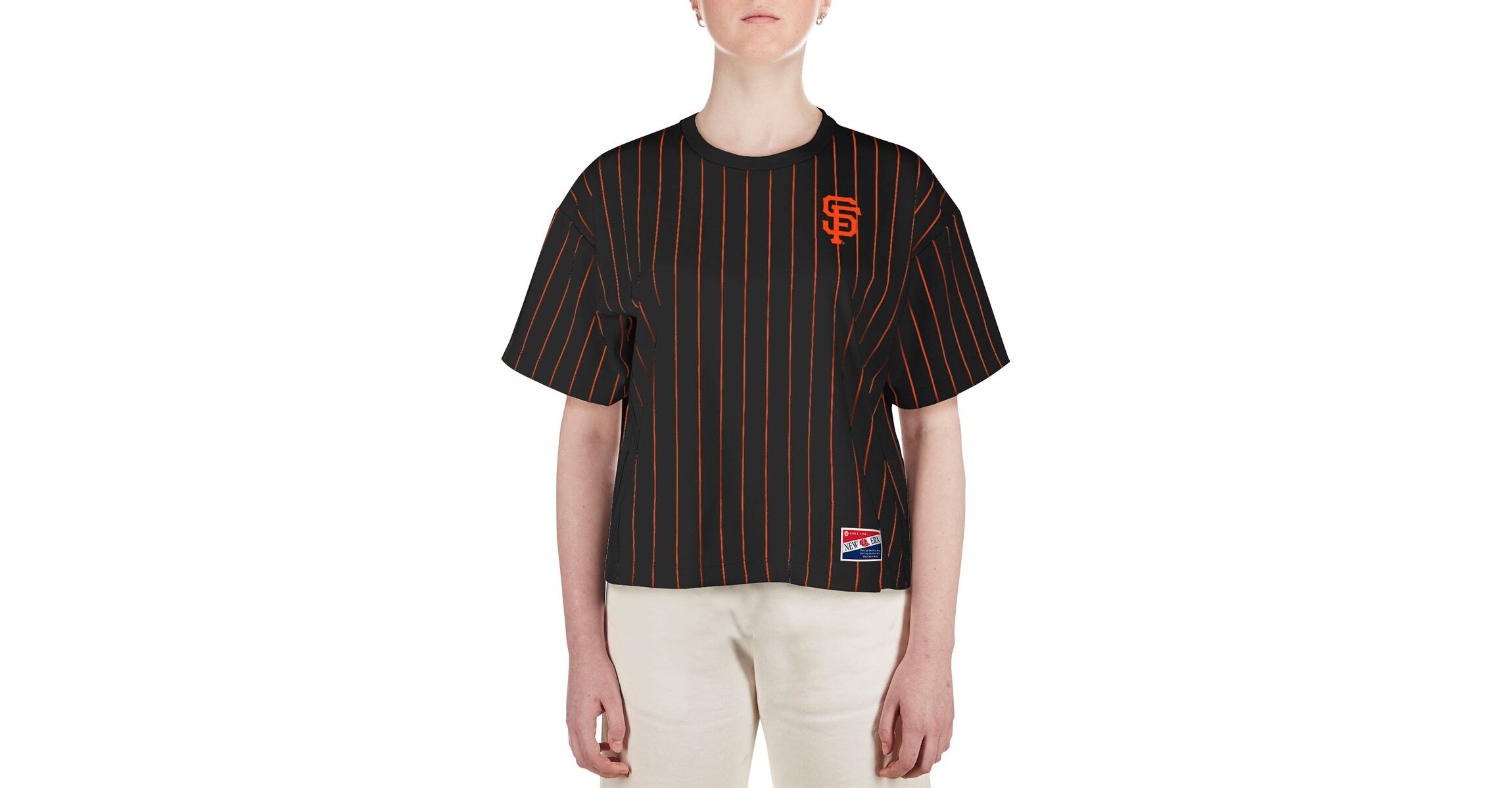 MLB San Francisco Giants Boxy Pinstripe T-Shirt