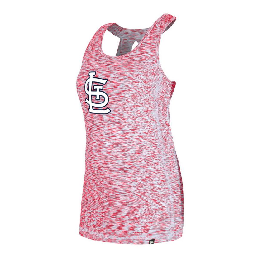 MLB St. Louis Cardinals Space Dye Keyhole Back Tank Top