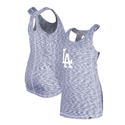 New Era MLB Los Angeles Dodgers Space Dye Keyhole Back Tank Top, Small