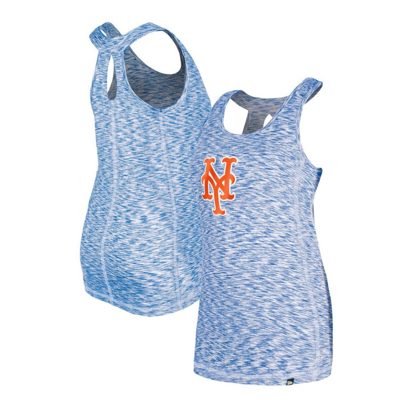 MLB New York Mets Space Dye Keyhole Back Tank Top