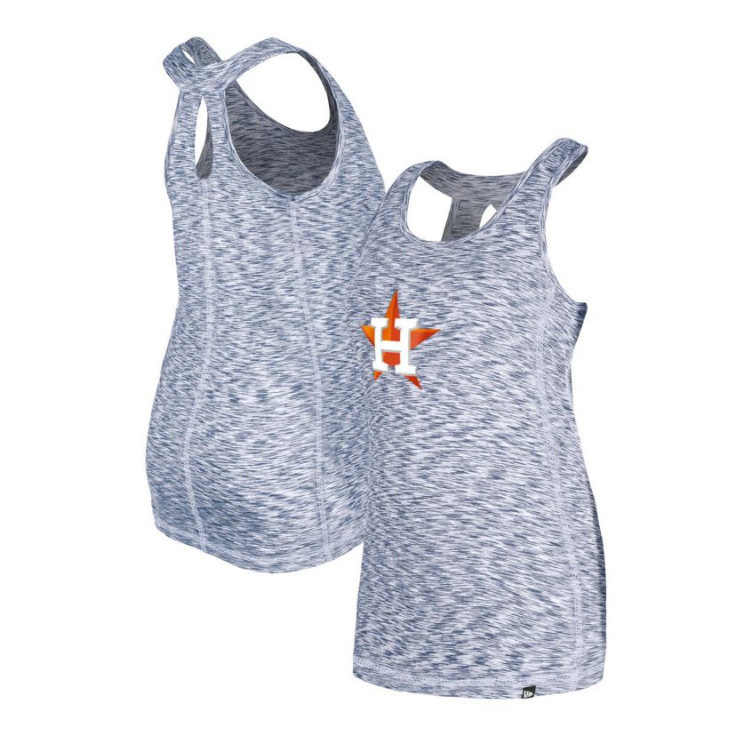 MLB Houston Astros Space Dye Keyhole Back Tank Top