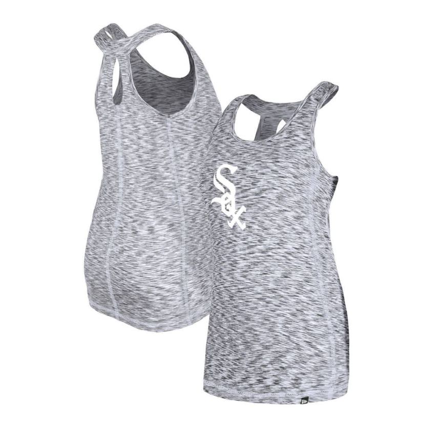 Chicago White Sox MLB Chicago Sox Space Dye Keyhole Back Tank Top