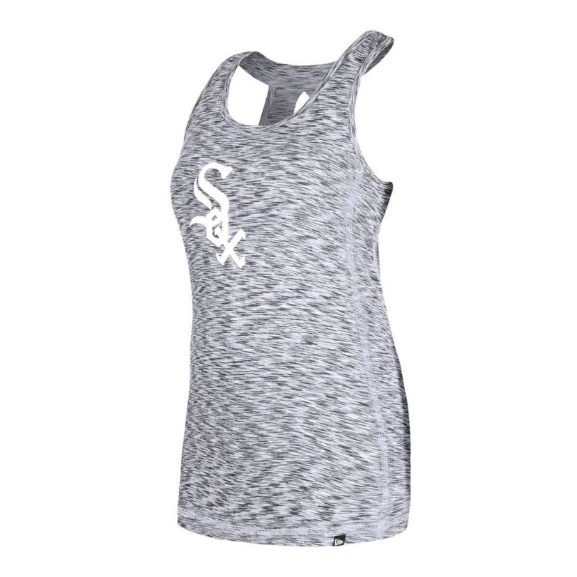 Chicago White Sox MLB Chicago Sox Space Dye Keyhole Back Tank Top