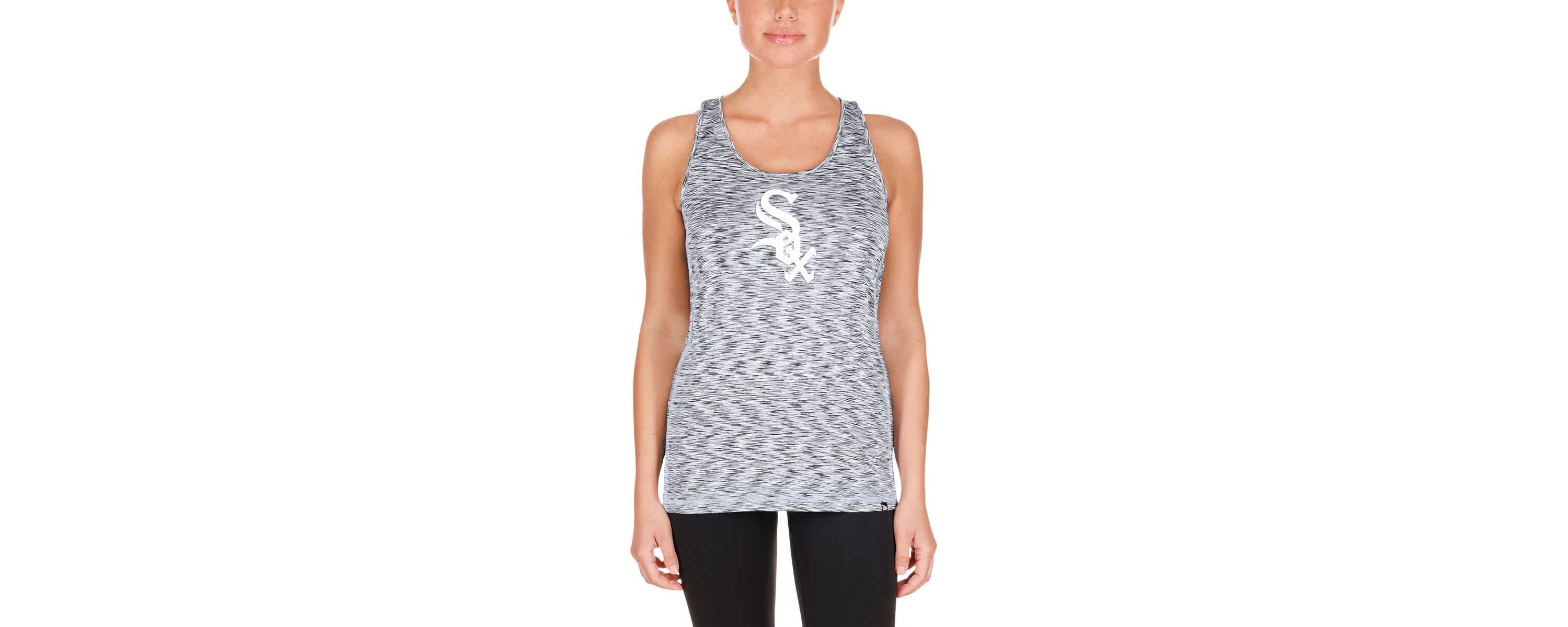 Chicago White Sox MLB Chicago Sox Space Dye Keyhole Back Tank Top