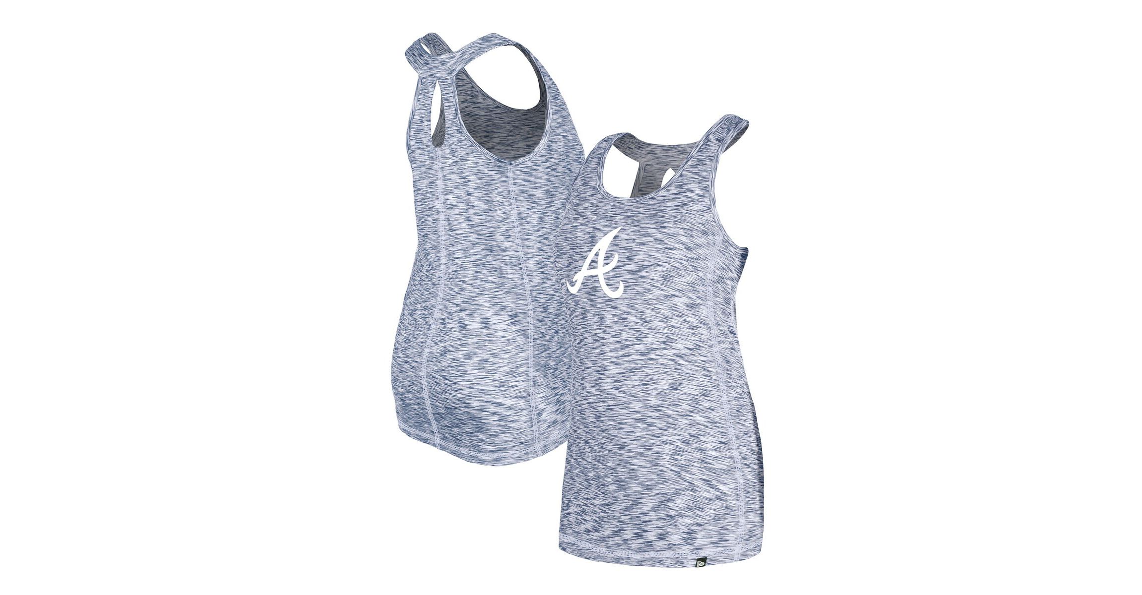 MLB Atlanta Braves Space Dye Keyhole Back Tank Top