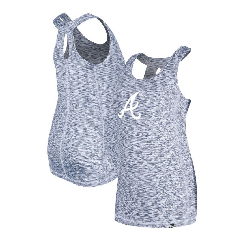 MLB Atlanta Braves Space Dye Keyhole Back Tank Top