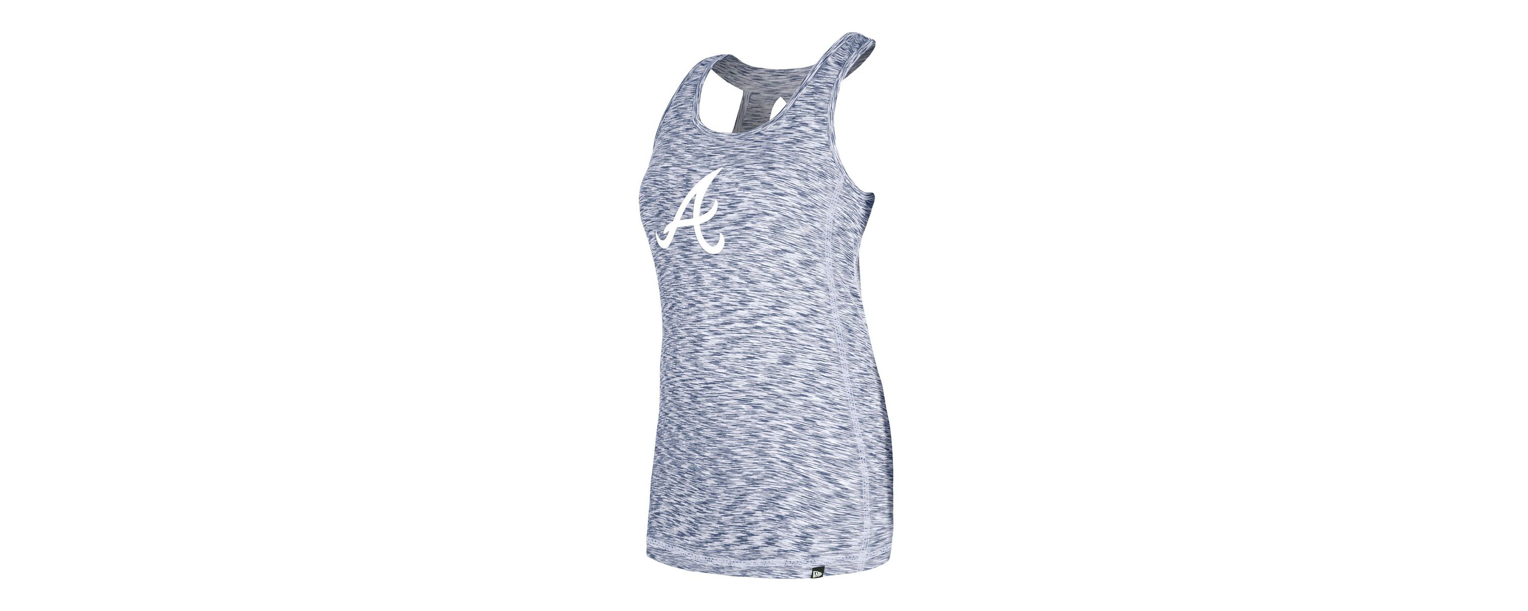 MLB Atlanta Braves Space Dye Keyhole Back Tank Top