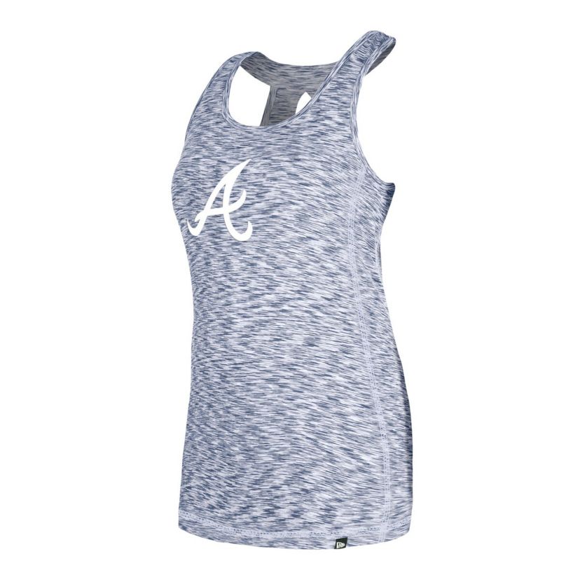 MLB Atlanta Braves Space Dye Keyhole Back Tank Top