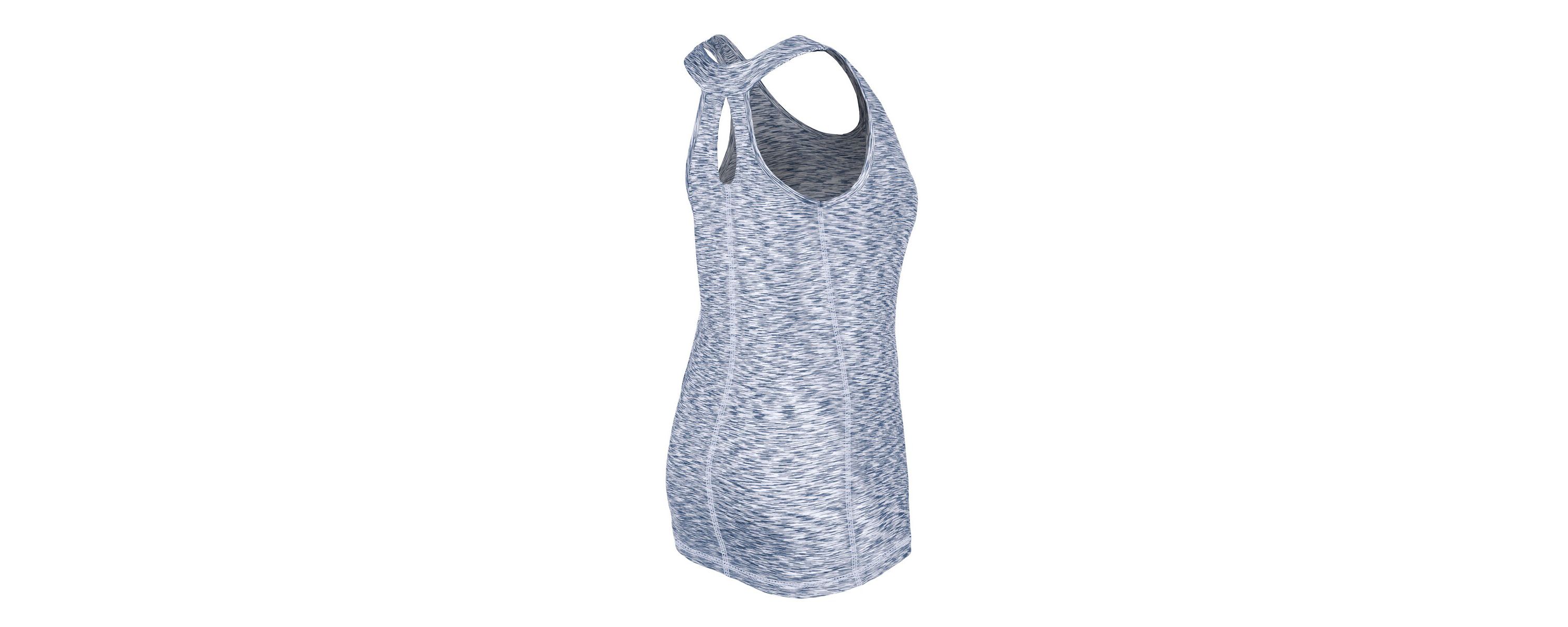 MLB Atlanta Braves Space Dye Keyhole Back Tank Top