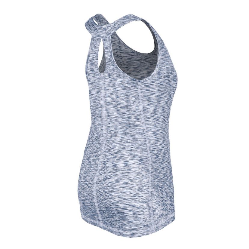 MLB Atlanta Braves Space Dye Keyhole Back Tank Top