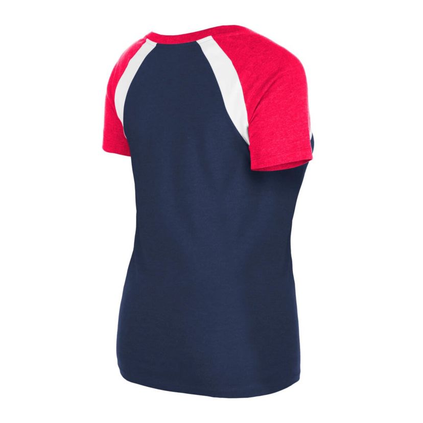 MLB Los Angeles Angels ed Raglan V-Neck T-Shirt