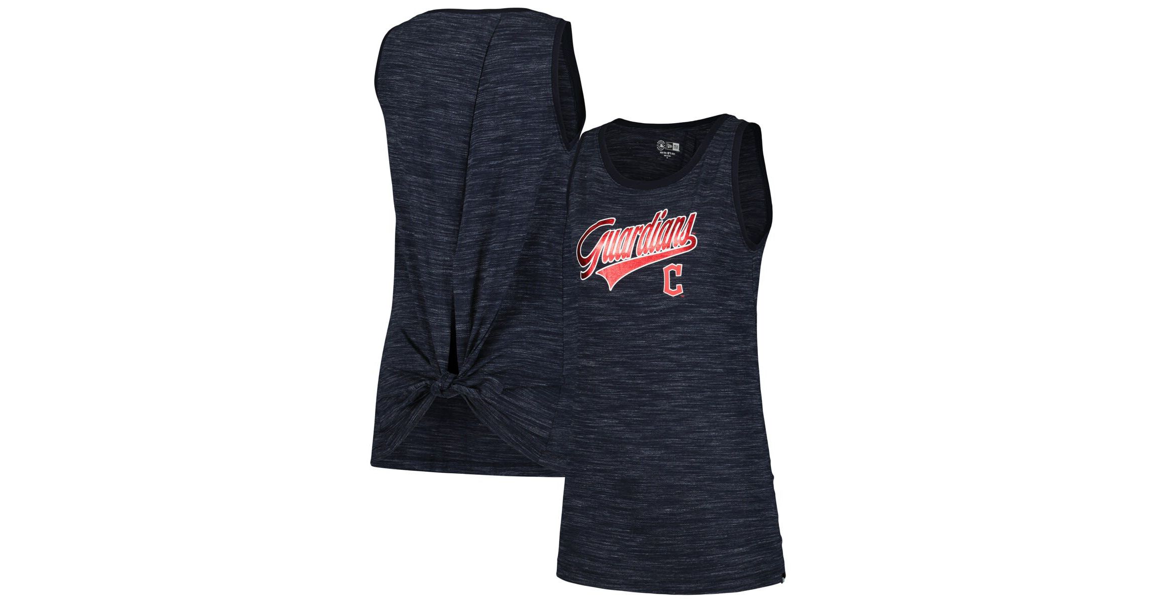 MLB Cleveland Guardians Space-Dye Active Tank Top