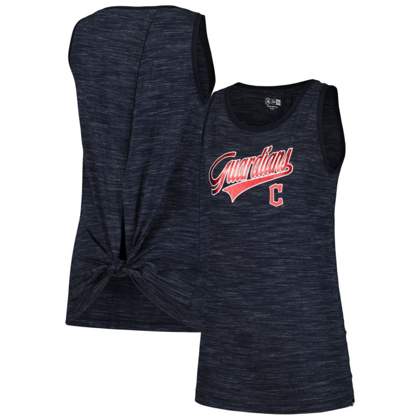 MLB Cleveland Guardians Space-Dye Active Tank Top