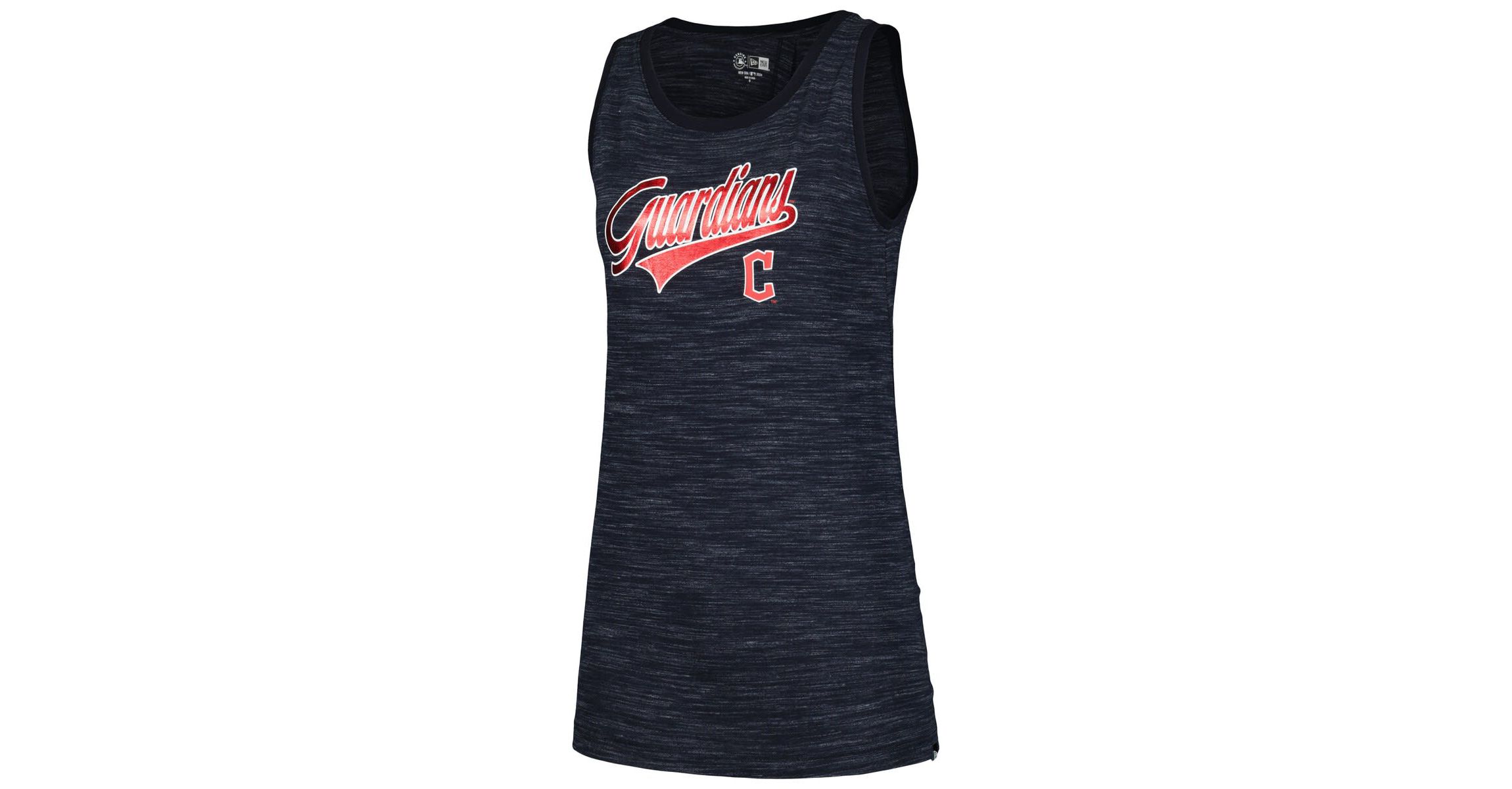 MLB Cleveland Guardians Space-Dye Active Tank Top