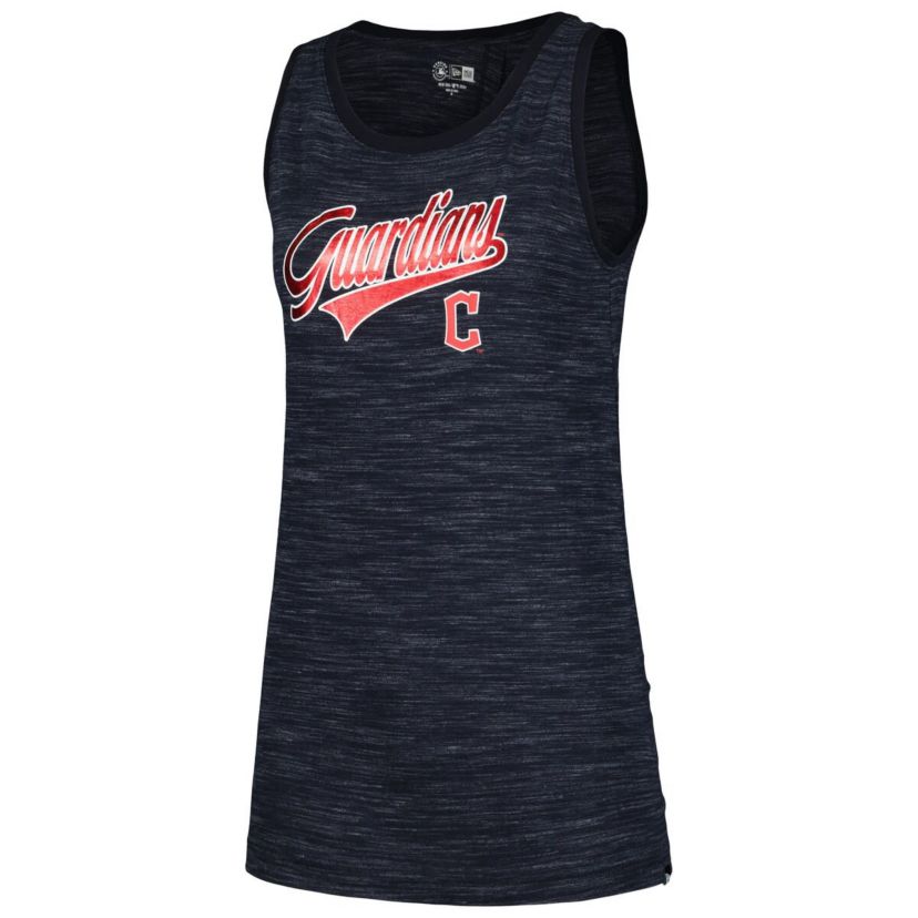 MLB Cleveland Guardians Space-Dye Active Tank Top