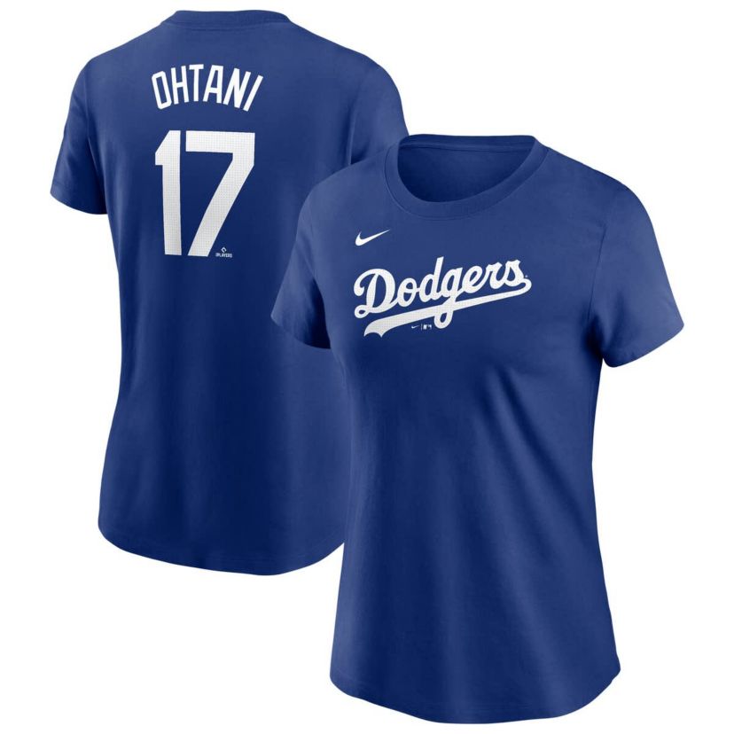 MLB Nike Shohei Ohtani Los Angeles Dodgers 2024 Fuse Name & Number T-Shirt