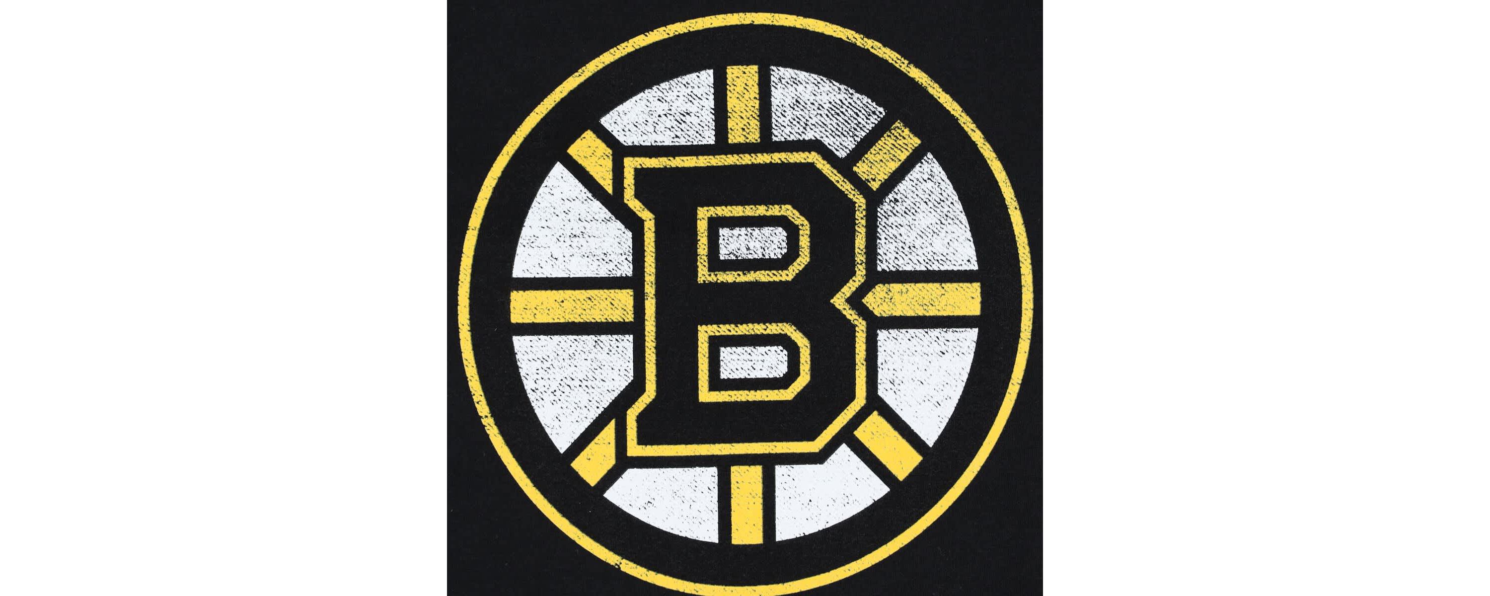 NHL David Pastrnak Plus Size Distressed Printed Name & Number Long Sleeve T-Shirt