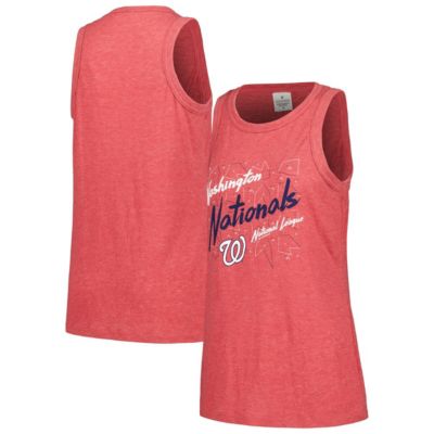 Soft as a Grape MLB Washington Nationals Gauze High Neck Tank Top