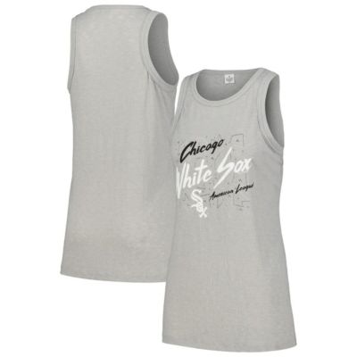 Soft as a Grape Chicago White Sox MLB Chicago Sox Gauze High Neck Tank Top