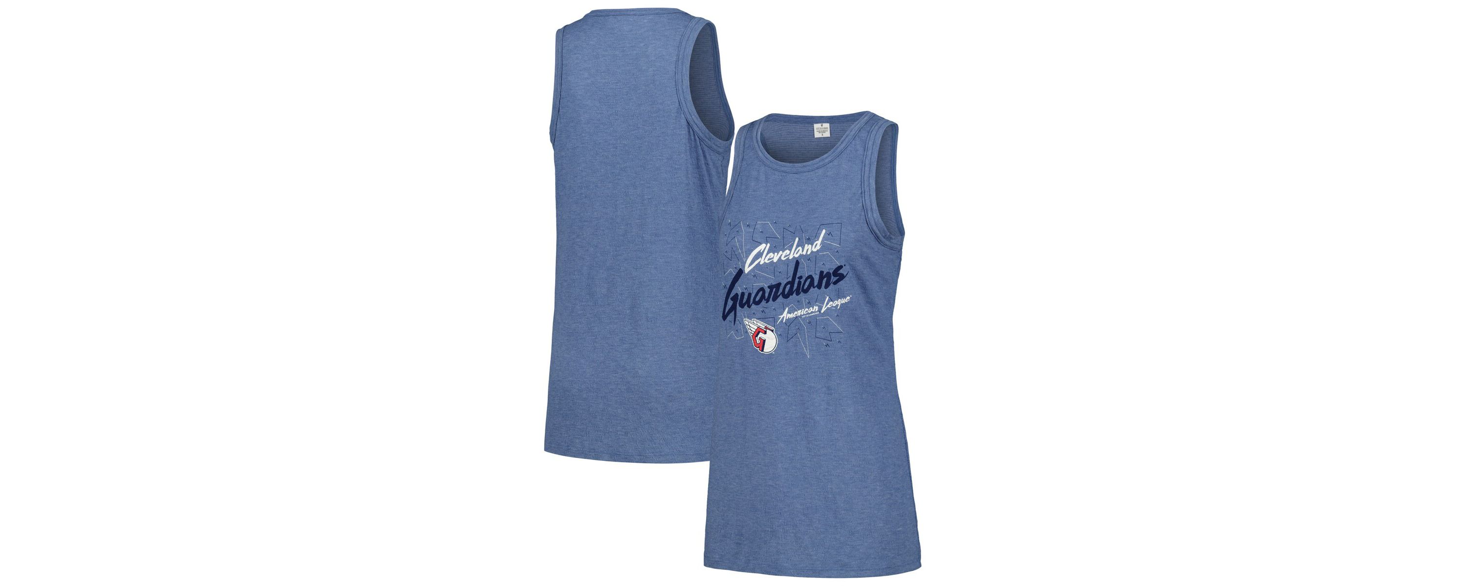 MLB Cleveland Guardians Gauze High Neck Tank Top