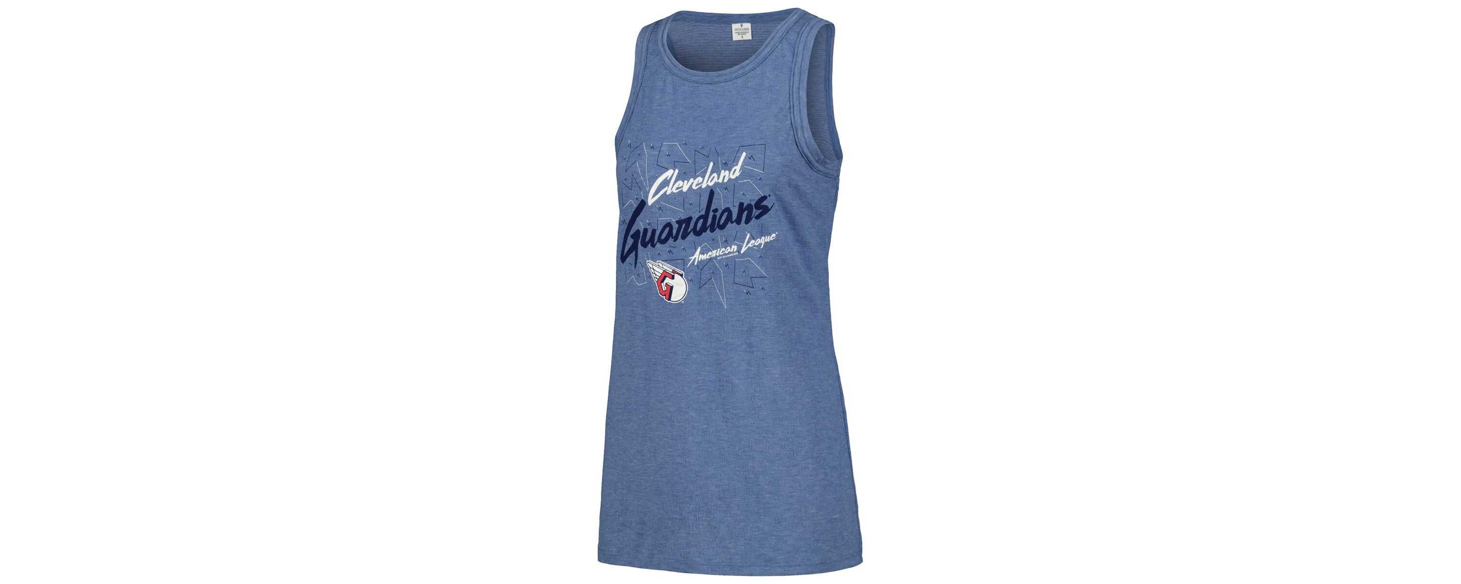MLB Cleveland Guardians Gauze High Neck Tank Top