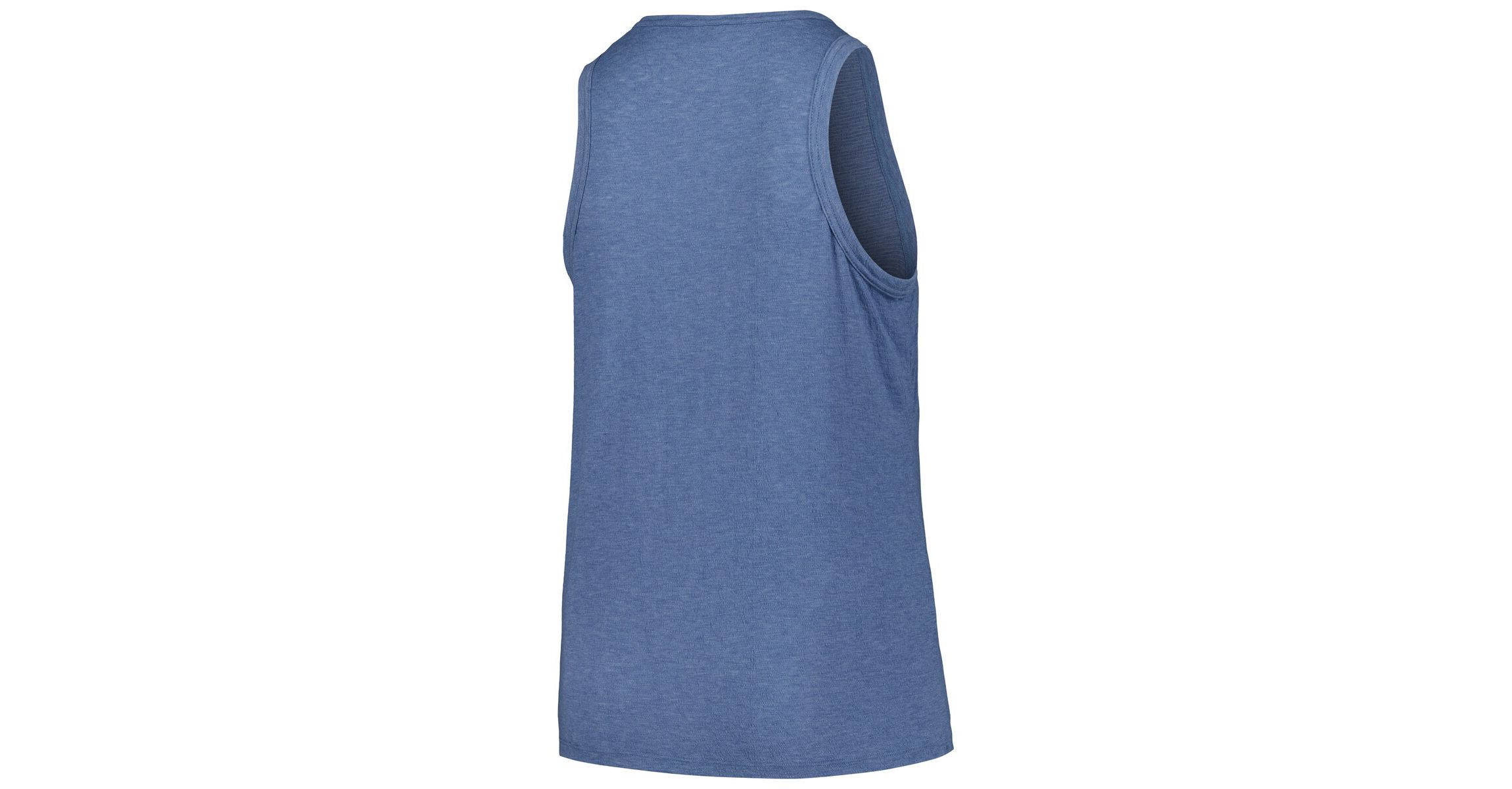 MLB Cleveland Guardians Plus Size Curvy High Neck Tri-Blend Tank Top