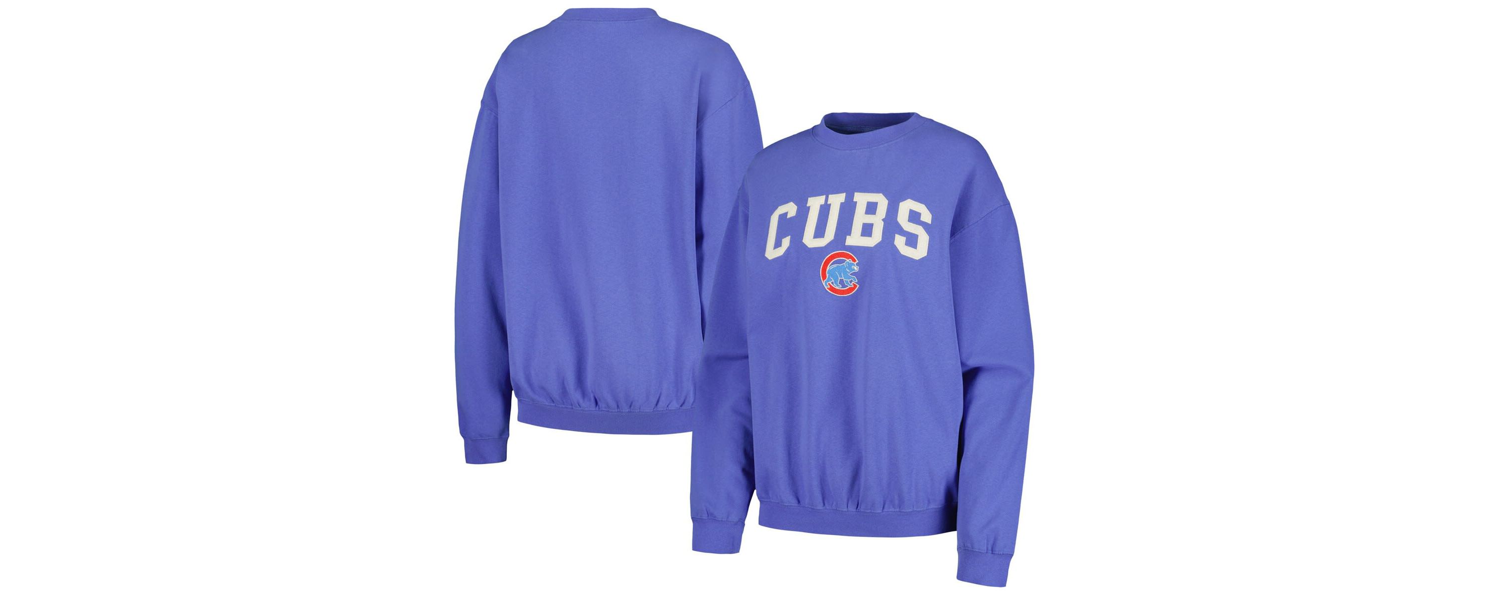 MLB Chicago Cubs Pigment Dye Pullover Sweatshirt