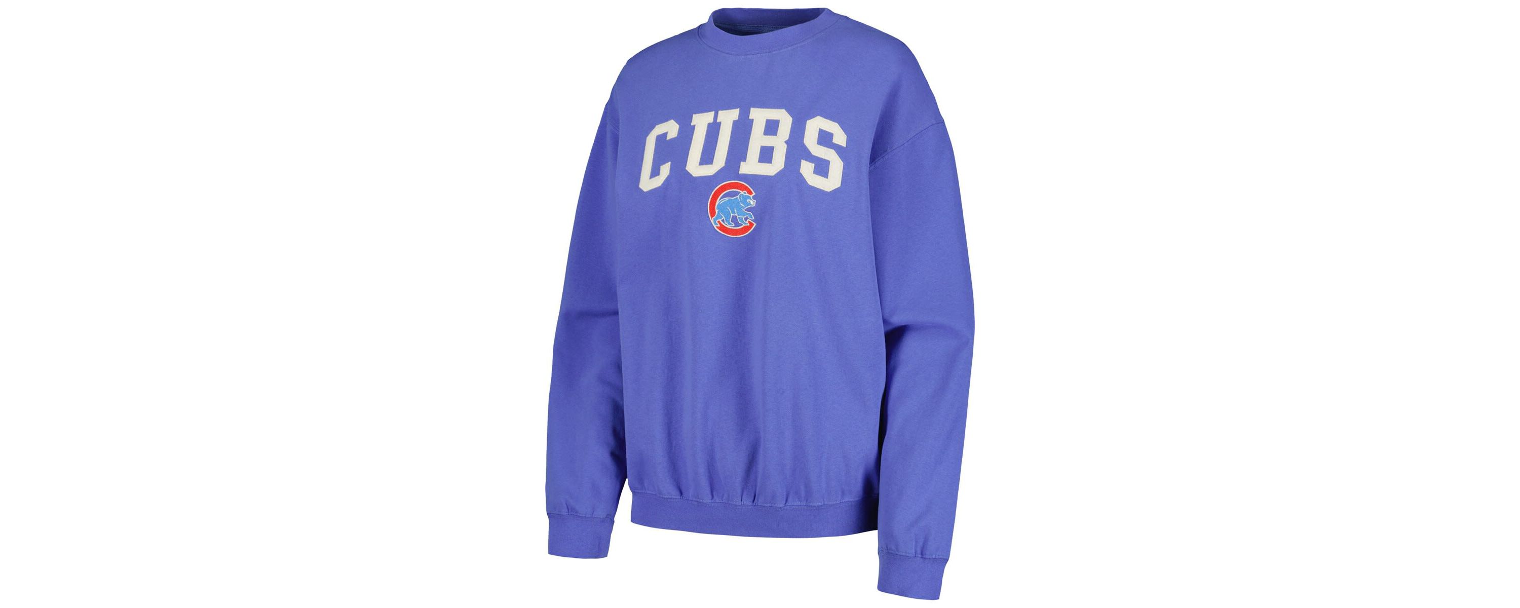 MLB Chicago Cubs Pigment Dye Pullover Sweatshirt