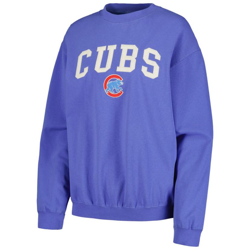 MLB Chicago Cubs Pigment Dye Pullover Sweatshirt