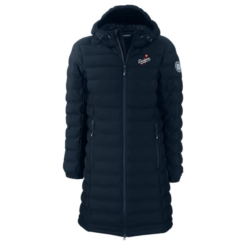 MLB Los Angeles Dodgers Cooperstown Collection Mission Ridge Repreve Eco Insulated Long Full-Zip Puffer Jacket