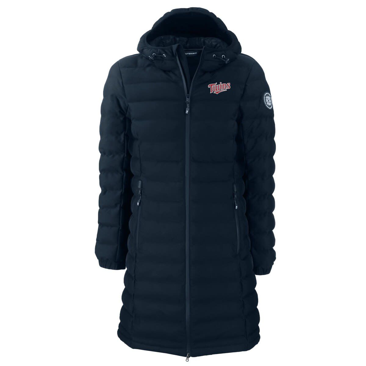 MLB Minnesota Twins Cooperstown Collection Mission Ridge Repreve Eco Insulated Long Full-Zip Puffer Jacket