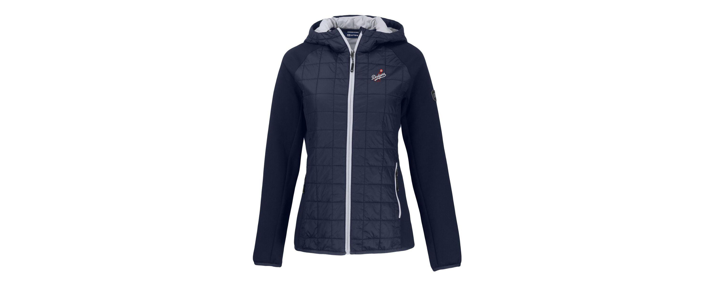 MLB Los Angeles Dodgers Cooperstown Collection Rainier Primaloft Eco Full-Zip Hybrid Jacket
