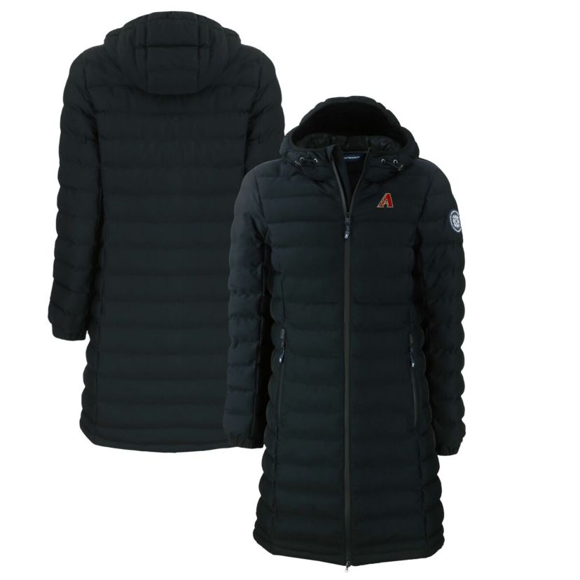 MLB Arizona Diamondbacks Mission Ridge Repreve Eco Insulated Full-Zip Long Puffer Jacket