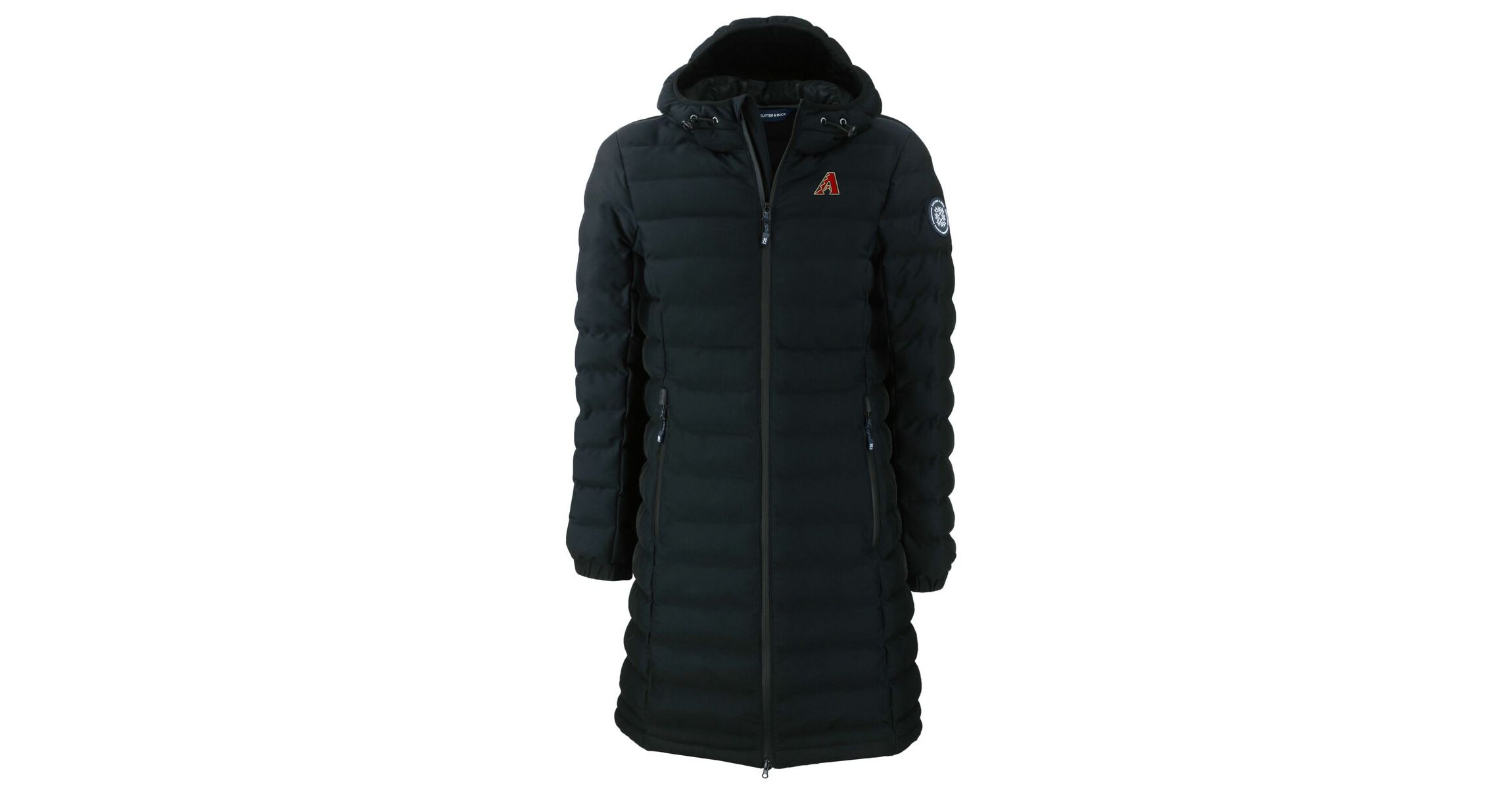 MLB Arizona Diamondbacks Mission Ridge Repreve Eco Insulated Full-Zip Long Puffer Jacket