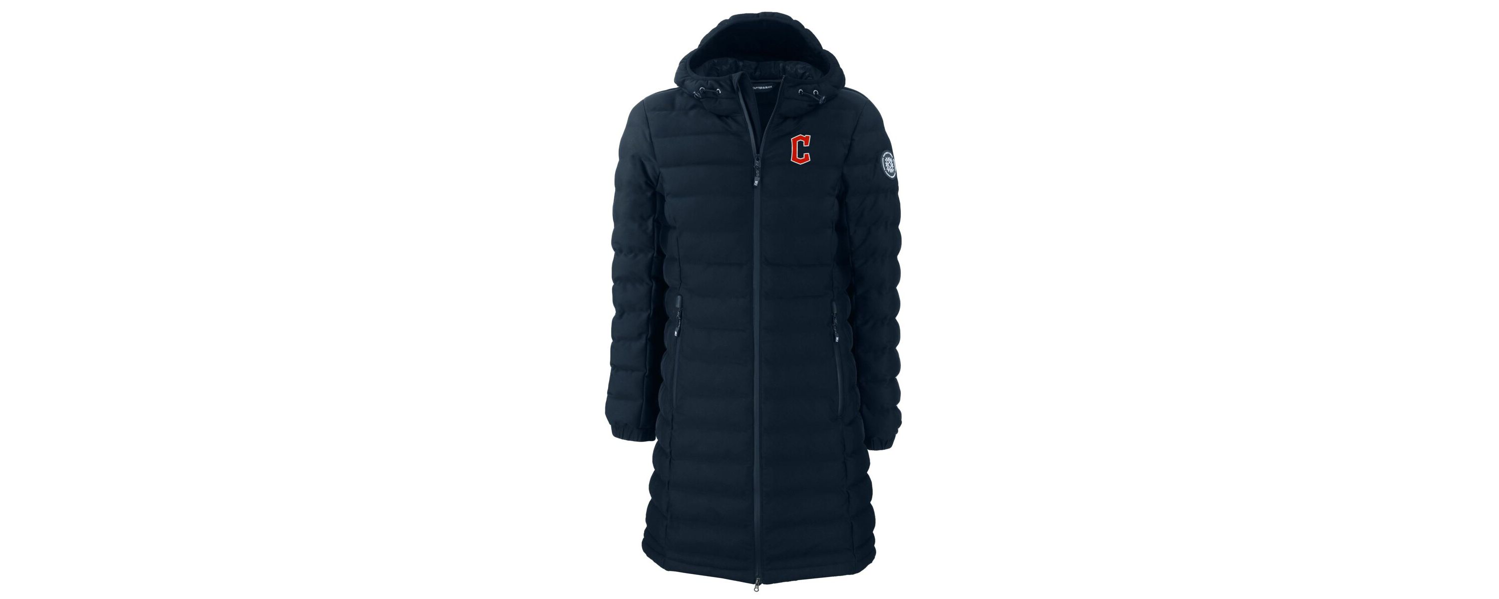 MLB Cleveland Guardians Mission Ridge Repreve Eco Insulated Full-Zip Long Puffer Jacket