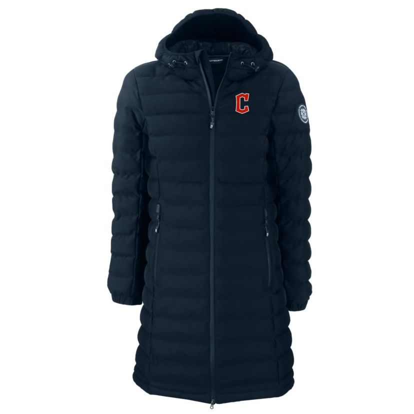 MLB Cleveland Guardians Mission Ridge Repreve Eco Insulated Full-Zip Long Puffer Jacket